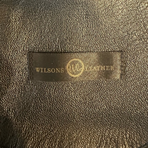 Wilsons Leather Black light Jacket with Lace Detailing - Picture 3 of 4